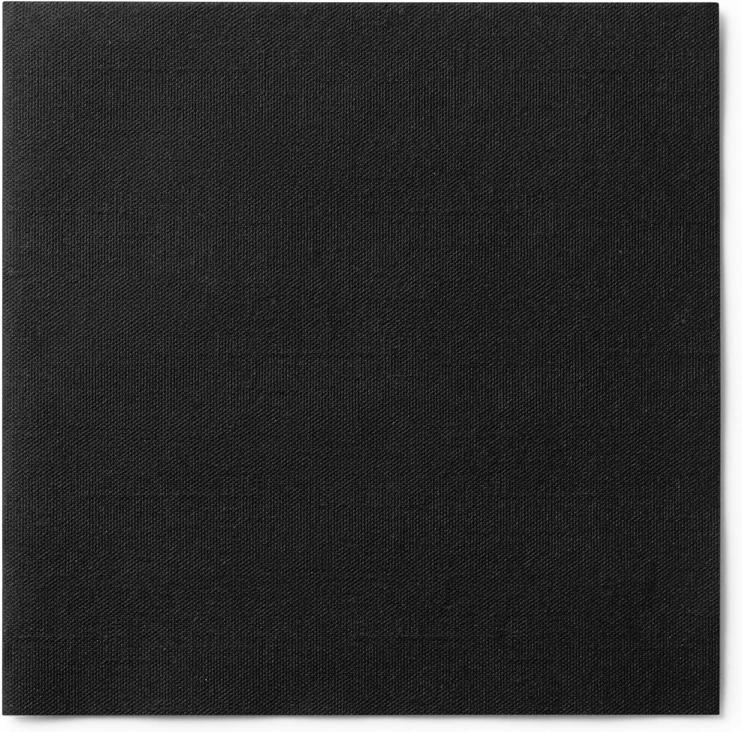 Custom 25x25 Black Foil Stamped Napkins – Personalized Logo Imprinted Disposable Cocktail Napkins for Hotel, Restaurant, Party, Bar & Coffee Shop